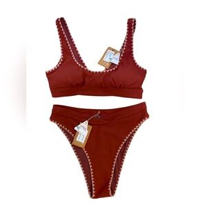 NWT BERKOOK Contrast Stitch Bikini- Size 16
